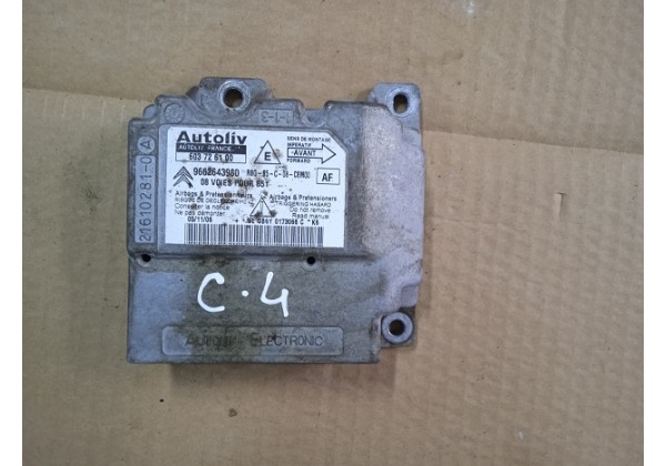 Блок керування AIRBAG Citroen C4, Peugeot 307, 9662643980, 603726100