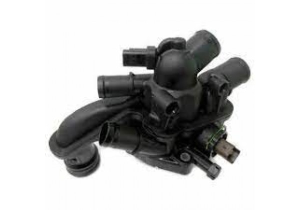 Корпус термостата Peugeot 207, 308, 3008, 5008, Partner II, RCZ, Citroen C4, C4 Picasso, C4 Grand Picasso, DS3 1.6 16V, 1.6 VTI, 1.6 THP, 1.6 16V Turbo, 1336Z6, двигун EP6