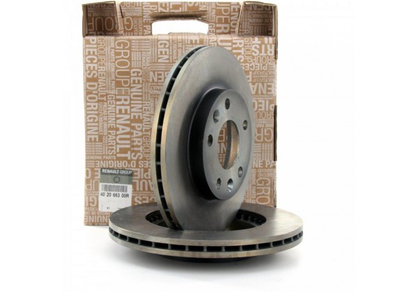 Гальмівний диск передній вентильований, комплект 2 штуки, 258mm  Renault Kangoo II, Captur, Lodgy, Logan II, Clio IV, 402061200R, 	402067016R,  402067501R*