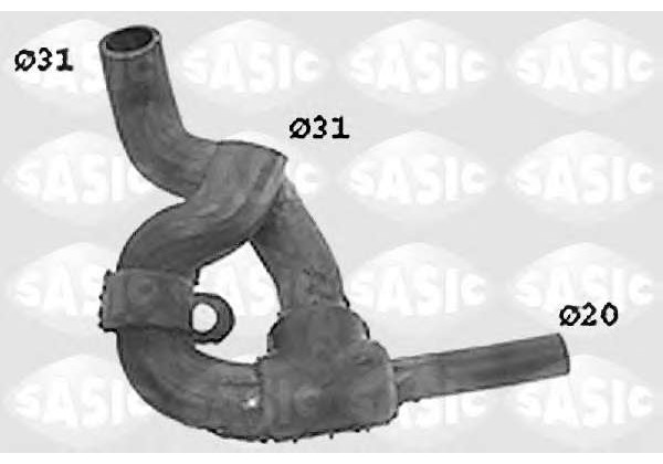 Патрубок радіатора нижній Renault 19 1.7, 1.8, 1.9 d, 7700271097, 7700795303