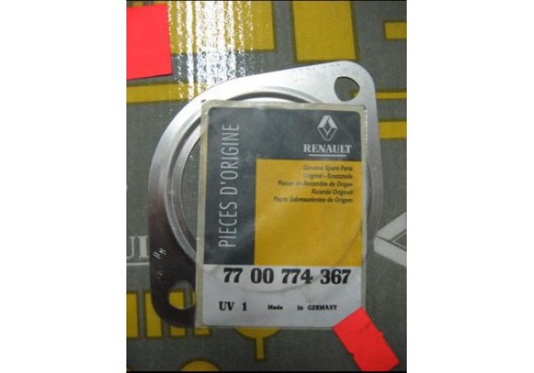 Прокладка вихлопної труби Renault Clio, II, 9, 11, 19, 21, Kangoo, Super 5, Rapid, Megane, Scenic, 1.2, 1.4, 1.7, 1.8, 1.9 D, 1.9DTi, 7700774367