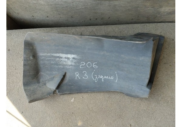 Підкрилок правий задній, задня частина Peugeot 206, 9629312480*