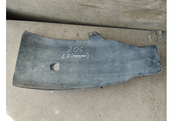 Підкрилок лівий задній, передня частина Peugeot 206, 9627258480*