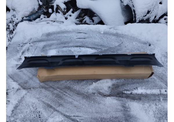 Накладка переднього бампера нижня сіра Peugeot Partner II, Citroen Berlingo II, 12-18, 9810900080*