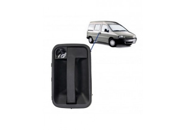 Ручка зовнішня, права передня, права здвижна Peugeot Expert, Fiat Scudo, Citroen Jumpy, 9101G8 