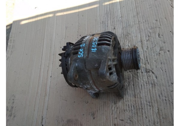 Генератор Renault Megane II, Scenic II, 1.5 DCi, Bosch, 150 А, 14 V, 8200390667, 0124525082