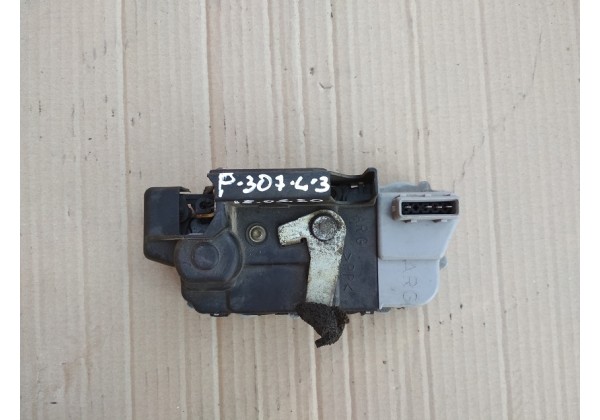 Замок дверки лівий задній Peugeot 307, 01-05, 4 піна