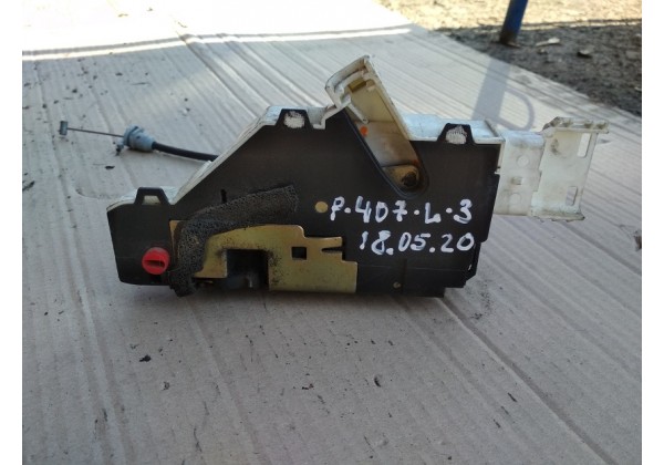 Замок дверки лівої задньої Peugeot 407, 9656633980