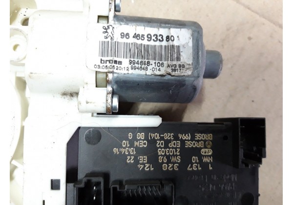 Склопідйомник передній правий Peugeot 407, 9644893480, 994327102, 0130822200, 9646593380
