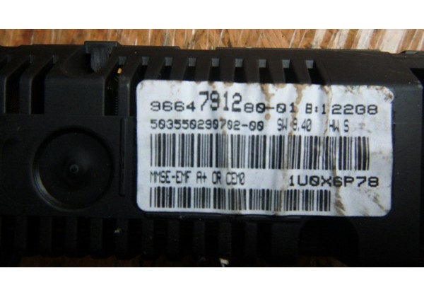 Інформаційний дисплей Peugeot 308, 207, 9664791280, 1UFK7919, 503550290702