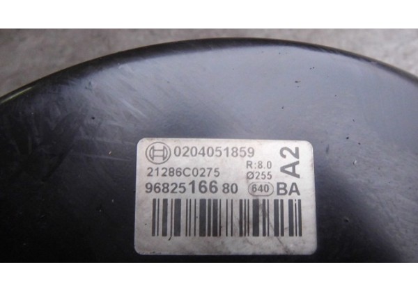 вакуум гальмівний, вакуумний підсилювач гальм Peugeot 308 1.6 hdi, 9682516680, 0804051859, 4535AE