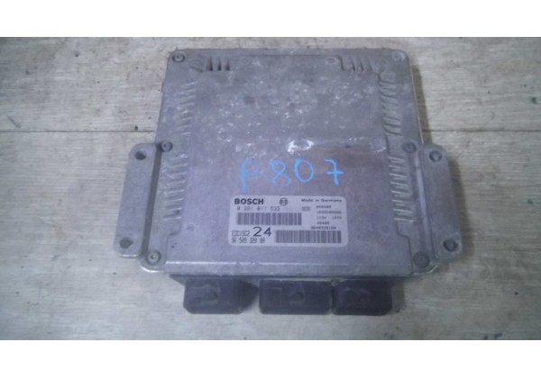 Компьютер, блок управління двигуном Peugeot 807 2.2 hdi, 0281011522, 9650932080, 9640938180