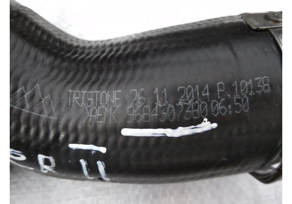 Патрубок інтеркулера Peugeot, Citroen, 1.6 HDi, 9684307380