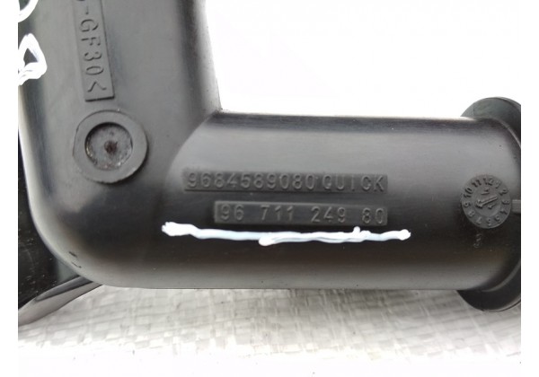 патрубок, фланець системи охолодження Peugeot, Citroen 1.6 hdi, 9684589080, 9671124980