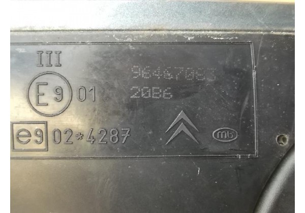 Дзеркало ліве електро, з обігрівом, з покажчиком повороту Citroen C4, 04 - 10, 96467083
