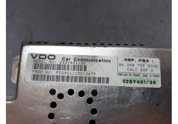 Модуль GPS навігації Citroen C5, 9638879580