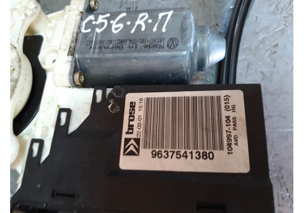 Склопідйомник правої передньої дверки, електричний Citroen C5, 01-08, 9648486380, 9637541380, 9648485280