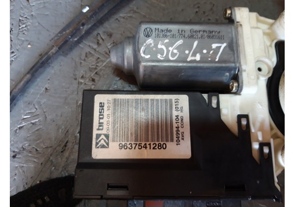 Склопідйомник лівої передньої дверки, електричний Citroen C5, 01-08, 9648484980, 9637541280