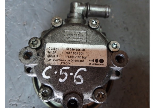 Насос гідропідсилювача керма Citroen C5 1.8, 2.0 16V, 2.0, 2.2 hdi, 40077A, 40078A, 5277FO, 9636086680