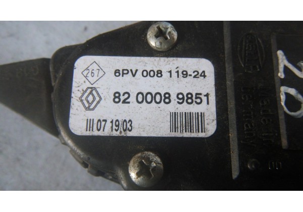 Датчик положення педалі газу Renault Kangoo, Clio II 1.5 dci, 1.9 DCi, 8200089851, 8200699691
