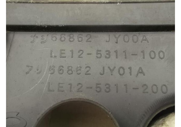 Решітка склоочисника, (жабо), планка під лобове скло Renault Koleos, 66862JY01A, 66862JY00A, 668639460R