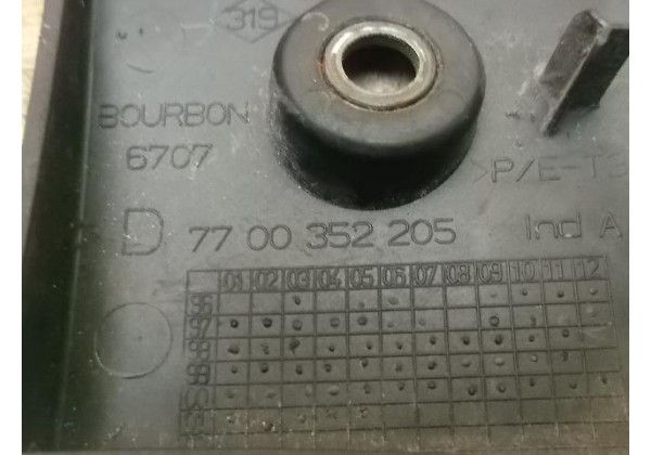 Накладка нижньої петлі задніх правих дверей (накладка навісу) Renault Master II, 7700352205