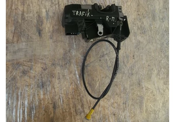 Замок передньої правої двері електричний 3 Піна Renault Trafic II, 01-07, 8200008248, 91166227