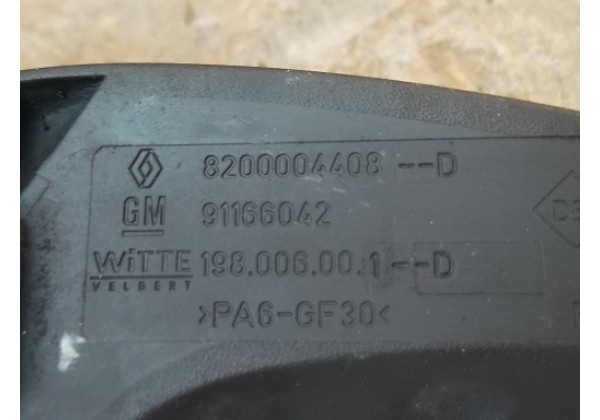 Ручка двері бічної розсувної правої, внутрішня Renault Trafic II, 8200004408