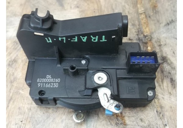 Замок передньої лівої двері електричний 8 пінів Renault Trafic II, 8200008260, 91166230, 8200008246