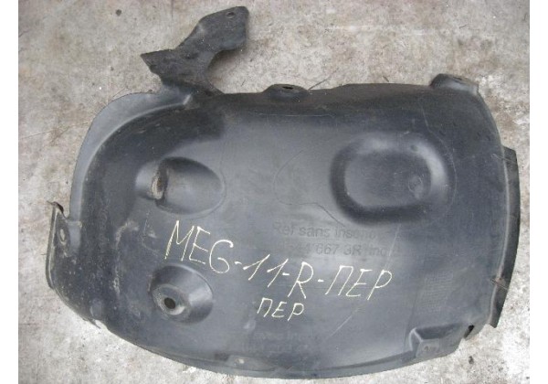 Підкрилок правий передній задня частина Megane 3, 638452868R