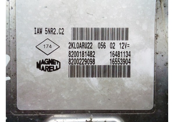 Блок управління двигуном (Комп'ютер) Renault Kangoo , Clio II , Twingo 1.2 16V , 8200181482 , 8200229098