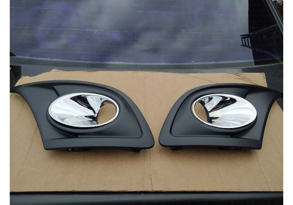 Накладки ПТФ, хром, комплект Renault Megane III, 09-13, 261521021R*