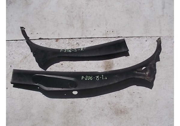 Молдинг лобового скла (жабо) Peugeot 206, 9630607577, 9630607377