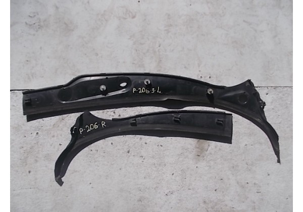 Молдинг лобового скла (жабо) Peugeot 206, 9630607577, 9630607377