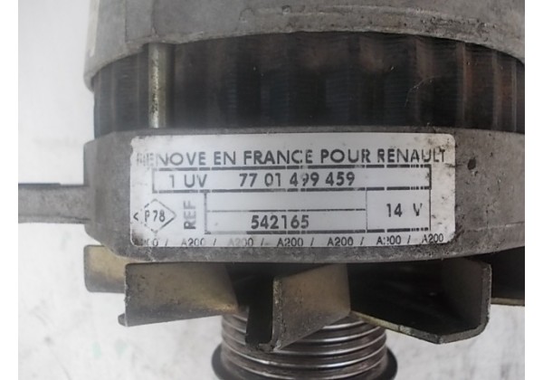 генератор Renault 9, 11, 19, 21 1.7,1.8, 7701499459, 70 A, A13N172