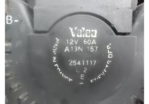 генератор Рено 19,Кліо,Рапід ,1.2,1.4 бензин,VALEO,A13N157,2541117,7701351757 , 7701499436 , 7707784890,60А