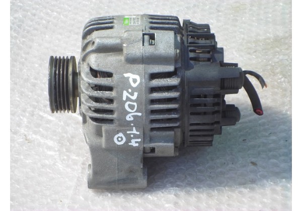 Генератор Citroen C1, C2, Xsara, Berlingo, Peugeot 106, 206, 306, Partner, 1.1/1.4i 8V, Valeo, 80A, 12V, A13VI96, 9619429380, 2541767A