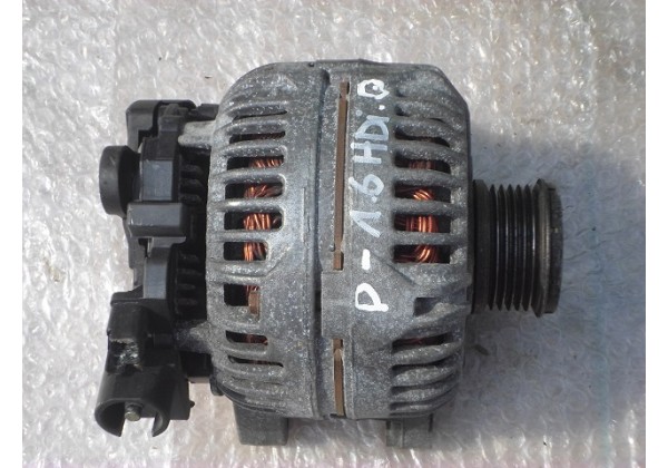 Генератор Citroen, Peugeot 1.4, 1.6, 2.0, 2.2 hdi, 1.6, 2.0, 2.2 b, CL15, 9646321880, 0124525035, 150А, 9646321780