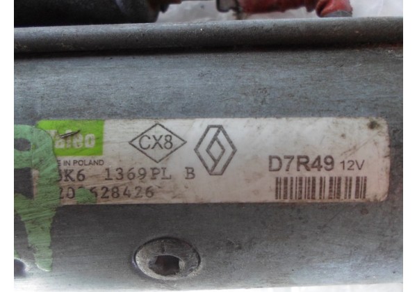 стартер Renault Espace IV, Megane II, Laguna II, Master II, Scenic II, Тrafic II 1.9 dci, D7R49, 7700113622, 7700115479 , 7700116260 , 7711134792, 7711134802, 8200040415, 8200054336, 8200075362, 8200331251, 8200583014, 8200628426, D7R44*