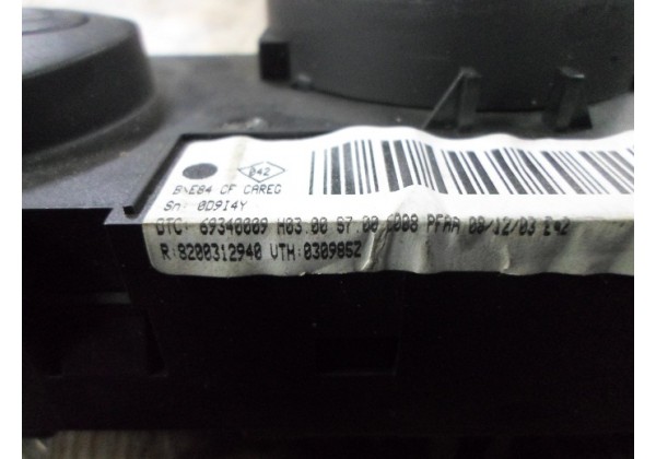 панель управління пічкою з кондиціонером  Renault Scenic II, Megane II, 03-06, 8200312940