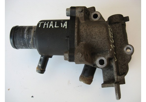 корпус термостата Renault Kangoo,Clio II,Symbol II,Scenic,Megane,Laguna,Logan 1.4,1.6, 7700103300, 8200155515, 8200578089, 7700112493