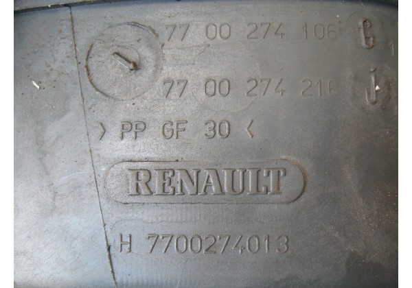 Корпус повітряного фільтра Renault 1.4, 7700274106, 7700274216