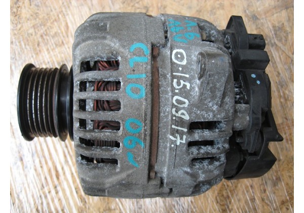 Генератор Renault Clio, II, III, Megane II, III, Scenic II, III, Fluence, Modus, Laguna III 1.4, 1.6, 120 A, 14B, 8200323137, 0124425034