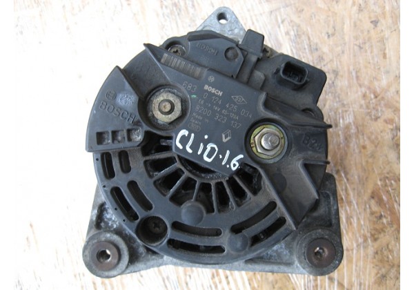Генератор Renault Clio, II, III, Megane II, III, Scenic II, III, Fluence, Modus, Laguna III 1.4, 1.6, 120 A, 14B, 8200323137, 0124425034