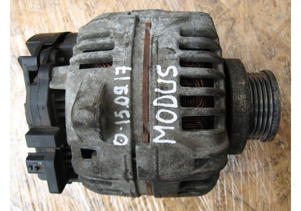 Генератор Renault Clio, II, III, Megane II, III, Scenic II, III, Fluence, Modus, Laguna III, Modus 1.4, 1.6, 1.5 dci, 120 A, 14V, 8200325823, 0124425013, 231000027R