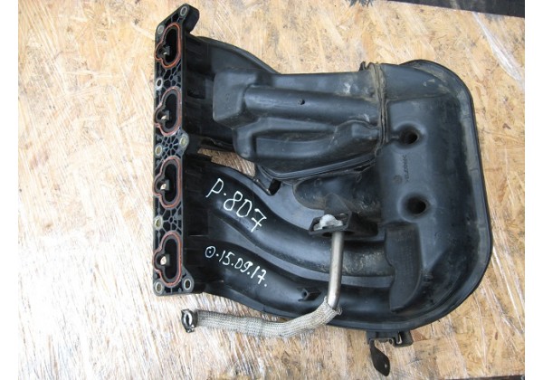 коллектор впускний Peugeot 307, 206, 407, 807, Expert II, C4, C5, C8, Xsara Picasso 1.8, 2.0 16 V, мотор RFJ, EW, 9636741080
