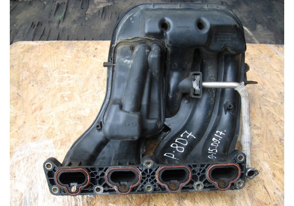 коллектор впускний Peugeot 307, 206, 407, 807, Expert II, C4, C5, C8, Xsara Picasso 1.8, 2.0 16 V, мотор RFJ, EW, 9636741080