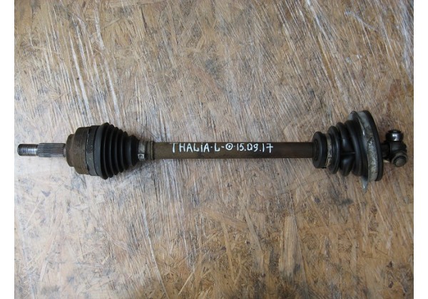 Піввісь ліва, привідний вал Renault Kangoo, Clio II, Symbol 1.4, 1.6 16V, 1.9 dTi, 1.5 dci, 23 зуба, АБС 44 зуба, 8200236092, 8200240425, 8200571876