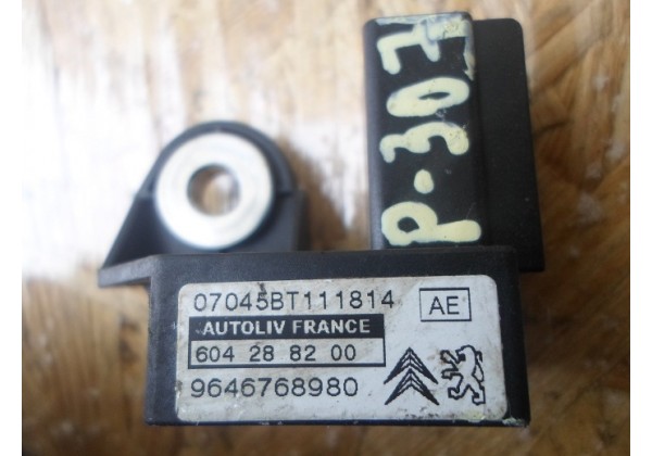 Датчик AIR BAG Peugeot 307, Citroen C4 з 2005 р, 604 288 200, 9646768980