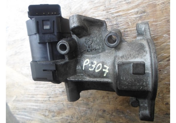 Клапан EGR Expert II, 307, 308, 508, 5008, 607, 807, 407, Jumpy II, C4, C5, C8 2.0 hdi 16V,  DELPHI, 9656612380, 25375741, мотор RHR